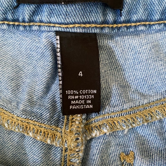 Refuge Distressed women's jeans 100% cotton size 4 - Picture 8 of 9